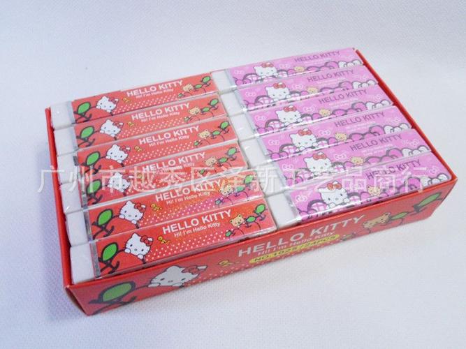 韩国文具批发 kitty猫文具 学生用品 hellokitty橡皮擦 卡通胶擦